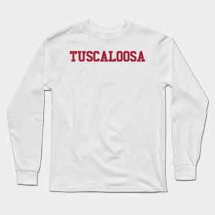 Tuscaloosa Alabama Sticker Long Sleeve T-Shirt